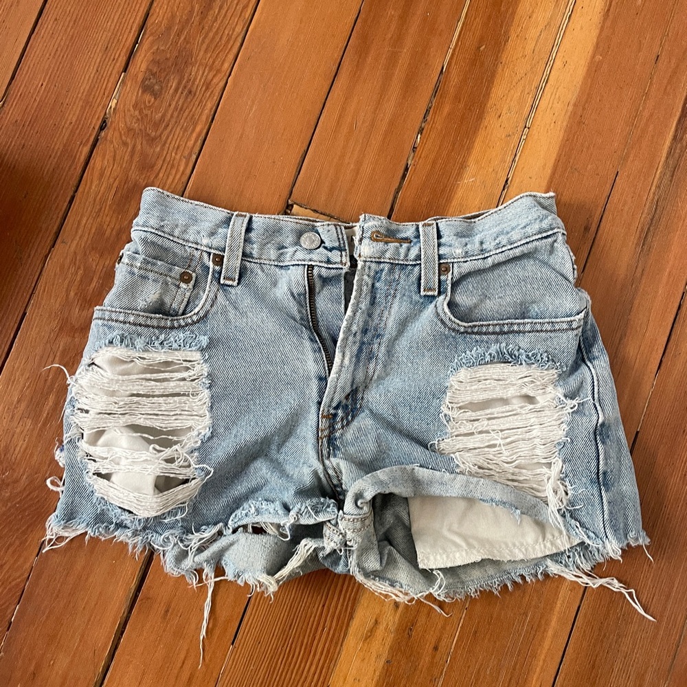 Levis denim shorts